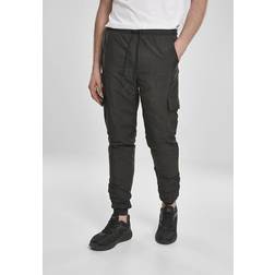 Urban Classics Cargo Nylon Track Pants - Black