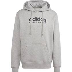 adidas All SZN Fleece Graphic hættetrøje Grå