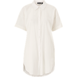Pieces Pitkä Paita PcTerra SS Long Shirt - Ruskea