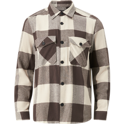 Only & Sons Sovra Camicia Dritta in Flanella a Quadri Milo