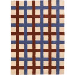 Broste Copenhagen Edith Blå, Beige, Brun, Gul 200x300cm