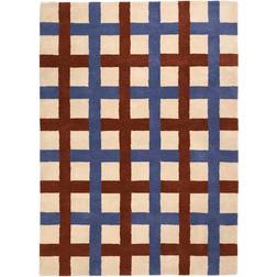 Broste Copenhagen Edith Yellow, Brown, Beige, Blue 200x300cm