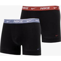 Nike 2-pack Everyday Cotton Stretch Trunk Black/Blue