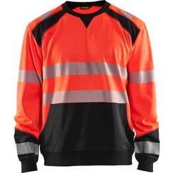 Blåkläder 3541 High Vis Sweatshirt High Vis Sweatshirt High Vis Rød/Sort