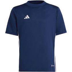 Adidas Junior Tabela 23 Short Sleeve T-shirt - Team Navy Blue/White