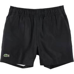 Lacoste Boy's Black Sport Shorts - Black