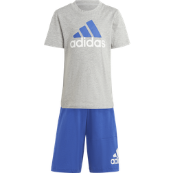 Adidas Conjunto Essentials Logo Gris Infantil - Multicolor