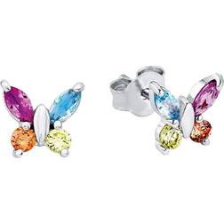 Grace Amor Stud Earrings 925 Sterling Silver Butterfly