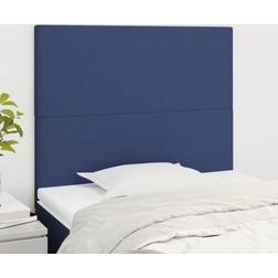 vidaXL 2 Pz Blu 80x5x78/88 Cm In Tessuto Testiera