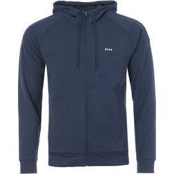 HUGO BOSS Athleisure Saggy Zipped Hoodie - Navy