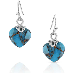 Montana Silversmiths Untamable Heart of Stone Earrings