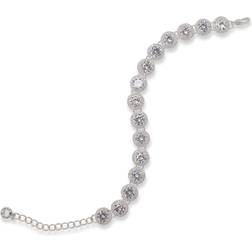 Anne Klein Ladies Jewellery Silver Plated Sleek Sparkles Bracelet