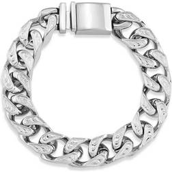 Montana Silversmiths Classic Western Small Cuban Link Bracelet - Silver