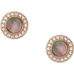 Fossil Val Gray Mother-Of-Pearl Glitz Studs jewelry JF02949791 JF02949791