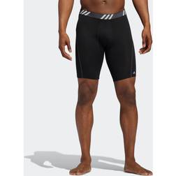 adidas Performance Mesh Long Boxer Briefs Pairs Black Mens