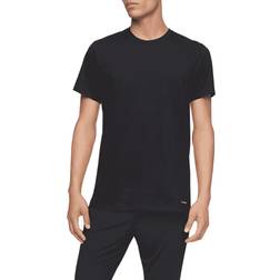 Calvin Klein Men's Cotton Classics 3-Pack Undershirts - Black/Crewn