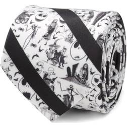 Disney Men's Print Tie, White