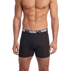 Puma Pack Boxer Briefs, Black Black