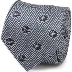 Millennium Falcon Herringbone Blue Men Tie