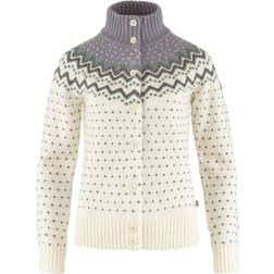 Fjällräven Övik Knit Cardigan W Sweatshirt - Chalk White Flint Grey