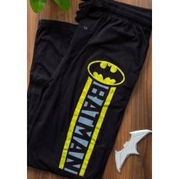 Batman Men's Stripe Sleep Pants Black