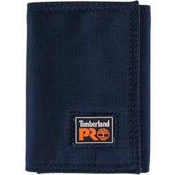 Timberland PRO Cordura Navy Nylon RFID Trifold Wallet with ID