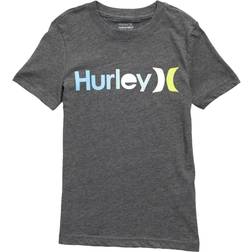 Hurley One And Only Boys Short Sleeve T-Shirt Charcoal Htr
