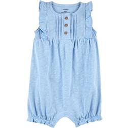 Carter's Baby 1-Piece Flutter Slub Jersey Romper