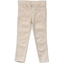 French Toast Little & Big Girls Skinny Flat Front Pant, Plus Beige Beige Plus