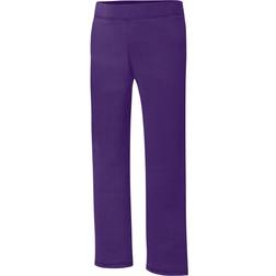 Hanes EcoSmart Girls' Sweatpants, Open Leg Purple Thora Purple Thora