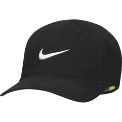 Nike 2T-4T Embroidered Swoosh Baseball Cap (Black)