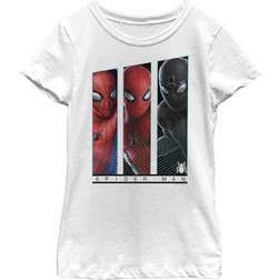 Fifth Sun Girl's Marvel Spider-Man: Far From Home Suit Panel Child T-Shirt White