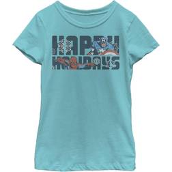 Marvel Fifth Sun Lyckosam Semester T-shirt - Tahiti Blå