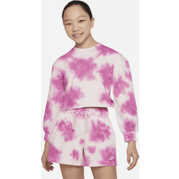 Nike Sportswear Older Kids' (Girls' Washed Long-Sleeve Top Pink