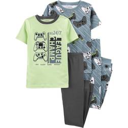 Carter's Kid 4-Piece Gamer 100% Snug Fit Cotton PJs