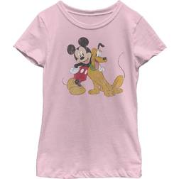 Disney Solid Crew T-shirt - Rosa