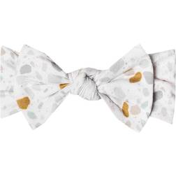 Copper Pearl Baby Stretchy Soft Knit Headband Bow - Arlo