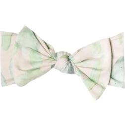 Copper Pearl Baby Stretchy Soft Knit Headband Bow - Desert