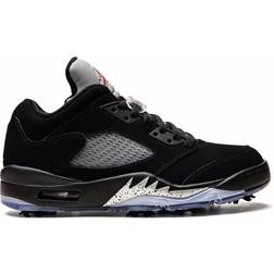 NIKE Air Jordan 5 Low Golf M - Black/Fire Red/Metallic Silver