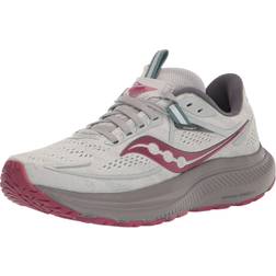 Saucony mens Omni 21 Sneaker, Concrete/Berry