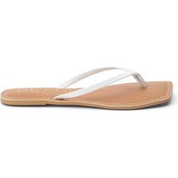 Beach Womens Bungalow Flip Flop Sandal Natural 10M