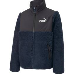 Puma Sherpa Fleecejakke Børn Navy