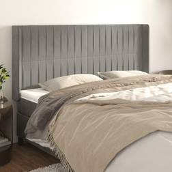 vidaXL kanter 163x16x118/128 Sengegavl