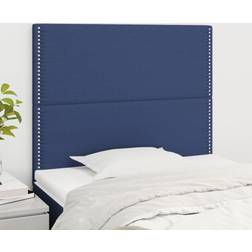 vidaXL 2 pz Blu 100x5x78/88 cm In Tessuto Testiera