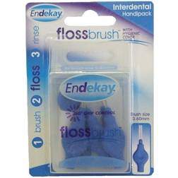 Endekay Blue Interdental Flossbrush 0.6Mm Pack