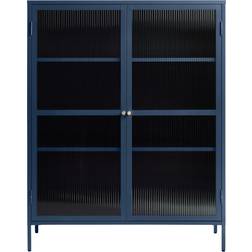 Unique Furnitures Bronco Blå/Hærdet Vitrineskab