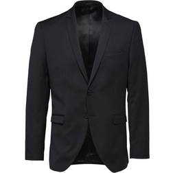 Selected Uldblanding Blazer Sort