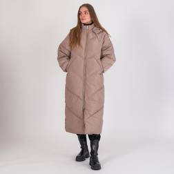 Pieces Coat pcFelicity Long Puffer Jacket - Silver Mink