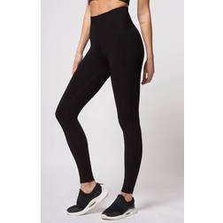 TLC Sport Extra Strong Compression Tummy Control Leggings Black Black Regular 32"