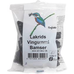 Kingfisher Lakrids Vingummi Bamser Økologisk